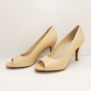 Cole Haan Classic Peep toe Pumps Heels Beige size 7